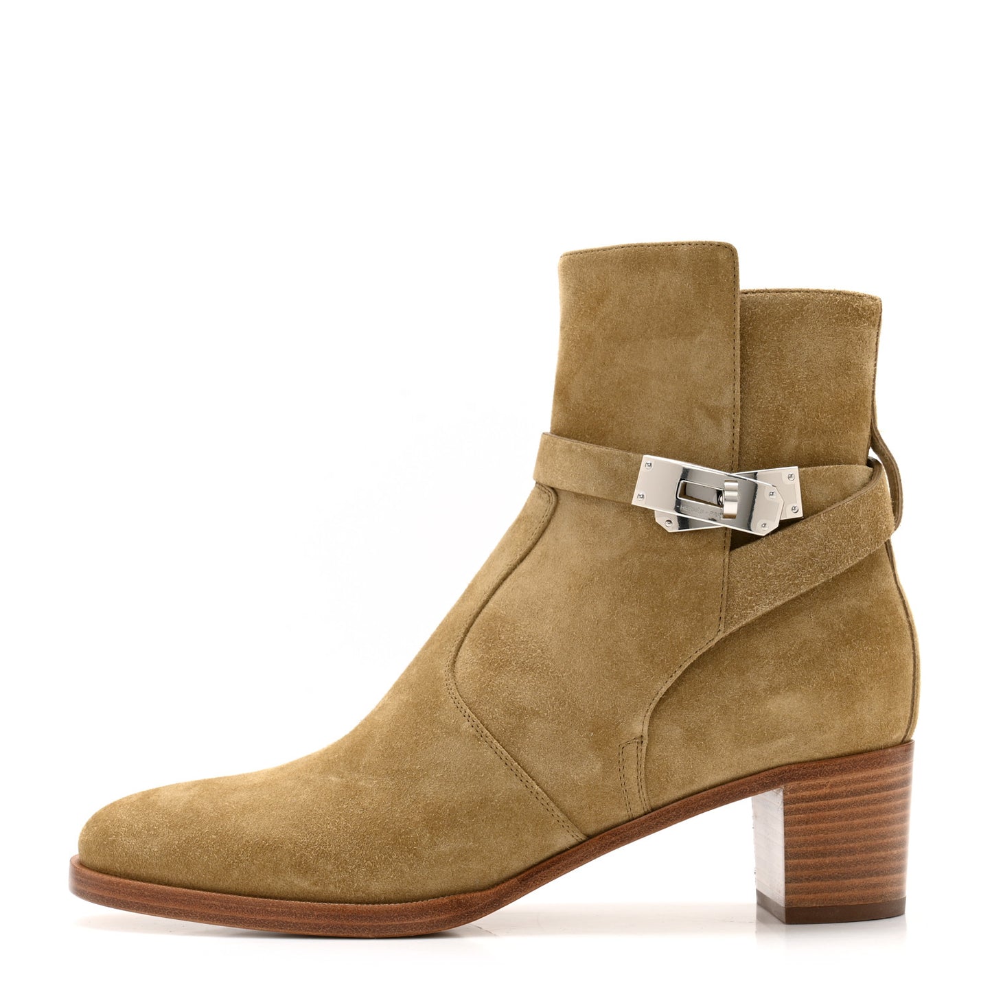 Suede Frenchie 50 Ankle Boots 39 Beige Gobi