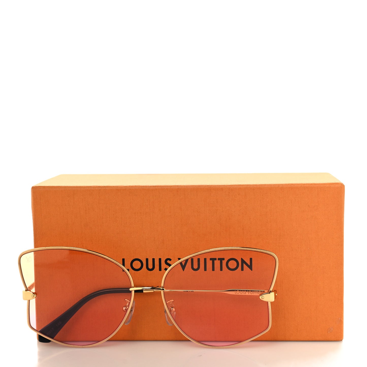 Metal Les Amants du Pont Neuf Sunglasses Z1384E Gold Pink