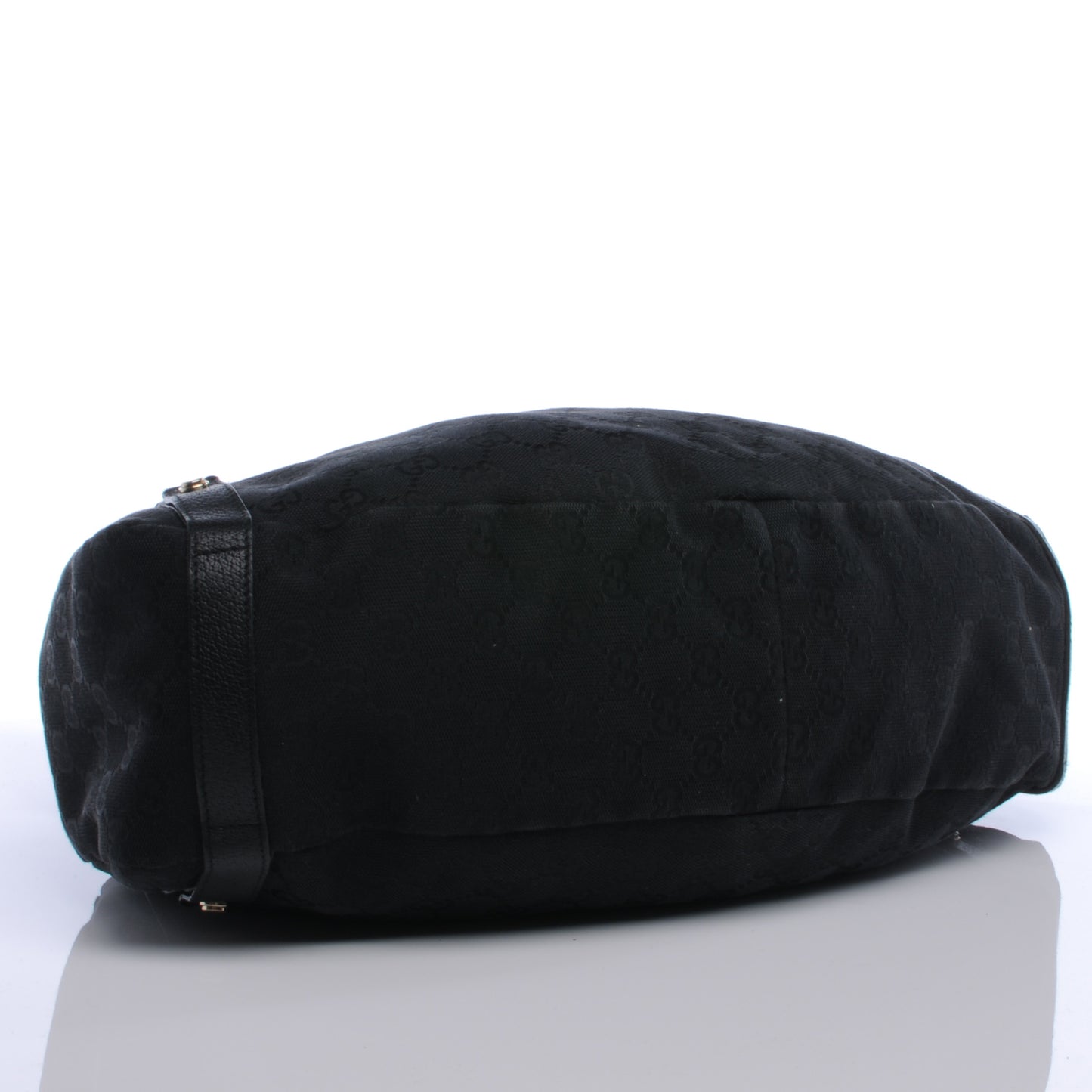 Monogram Medium Abbey Shoulder Bag Black