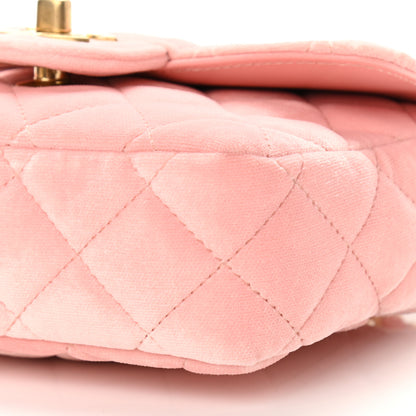 Chanel Velvet Enamel Mini Flap Light Pink 10 of 11