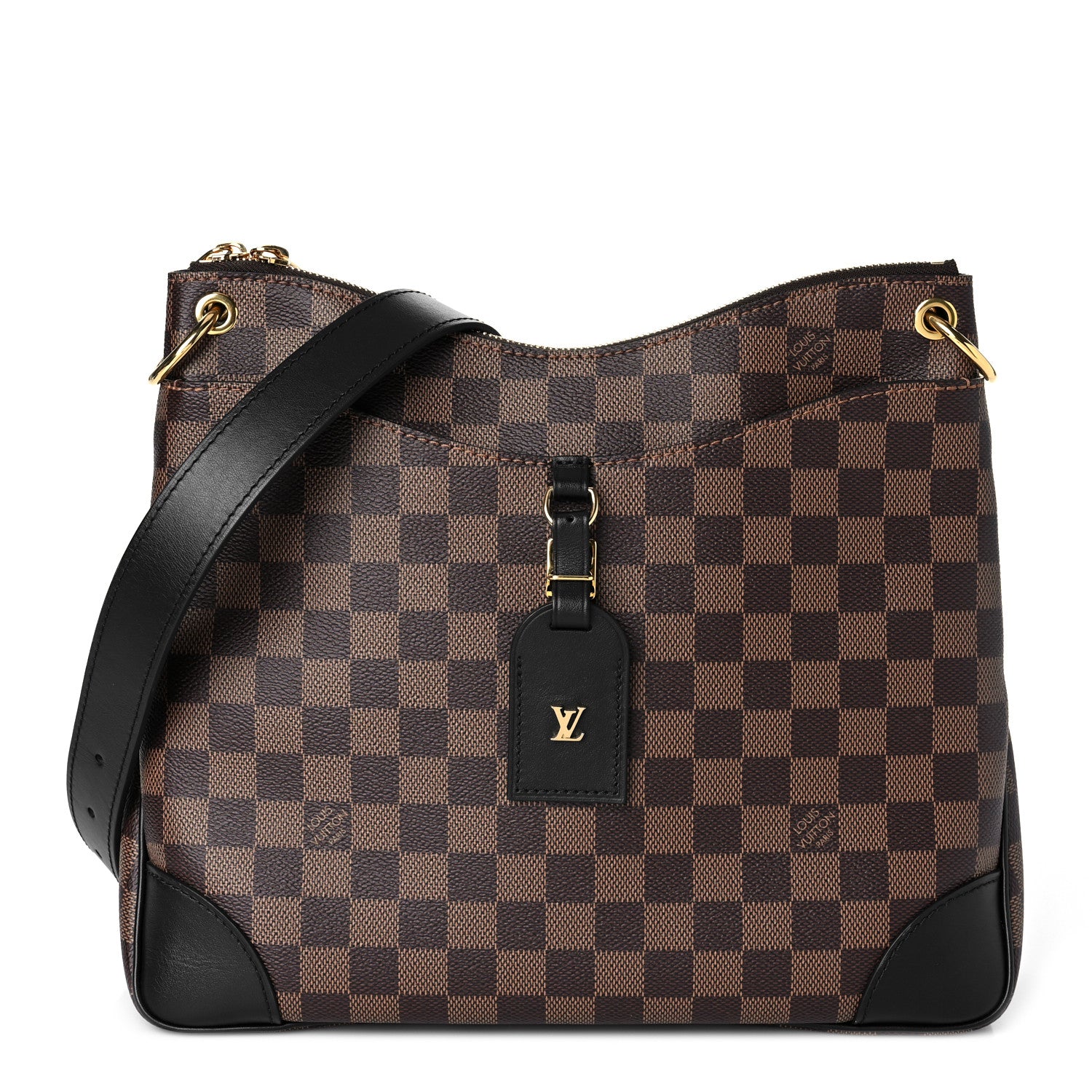 Louis Vuitton Damier Ebene Odeon MM Black 1 of 8