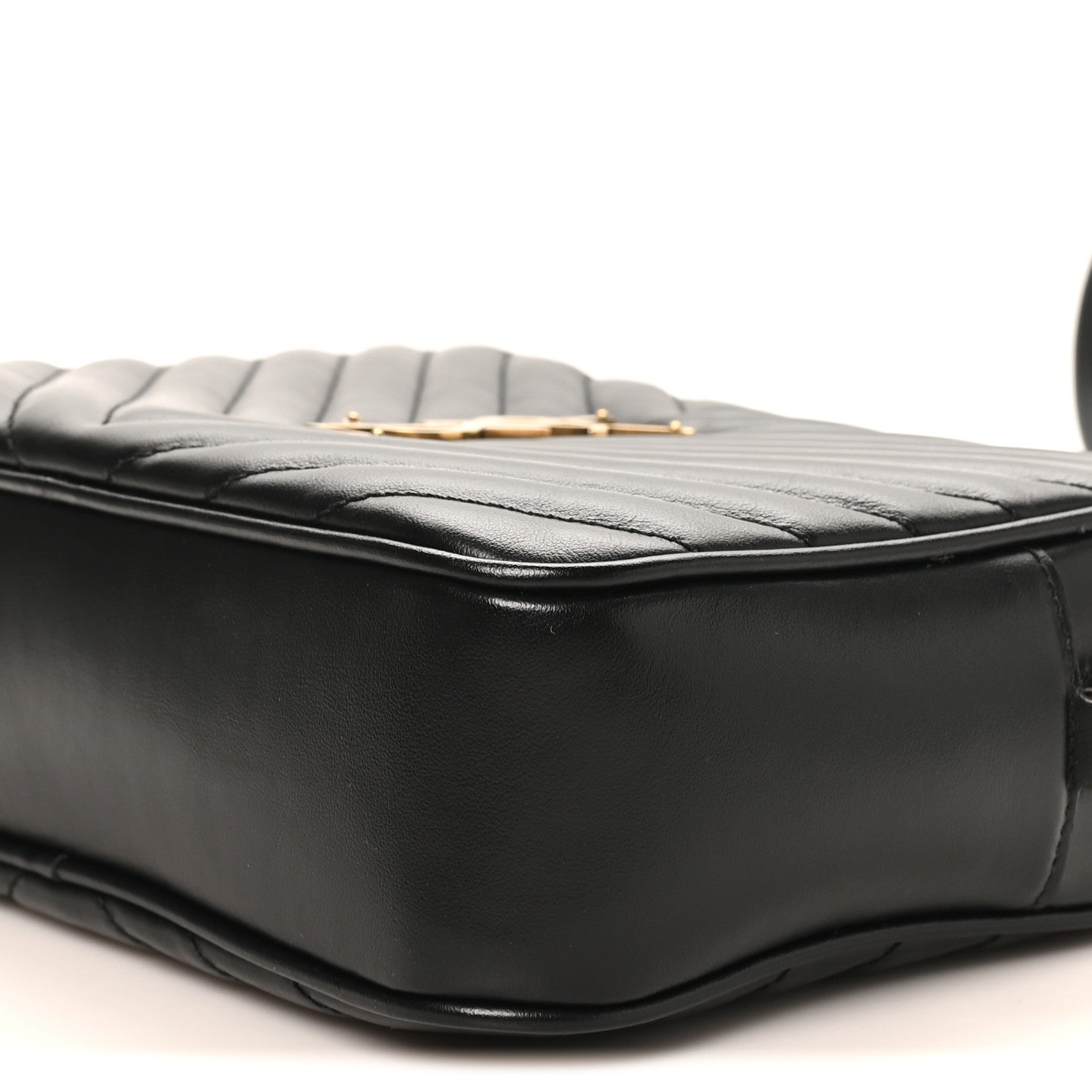 Saint Laurent Calfskin Matelasse Monogram Lou Camera Bag Black 10 of 10