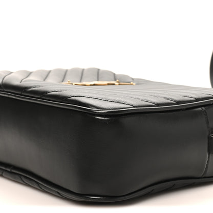 Saint Laurent Calfskin Matelasse Monogram Lou Camera Bag Black 10 of 10