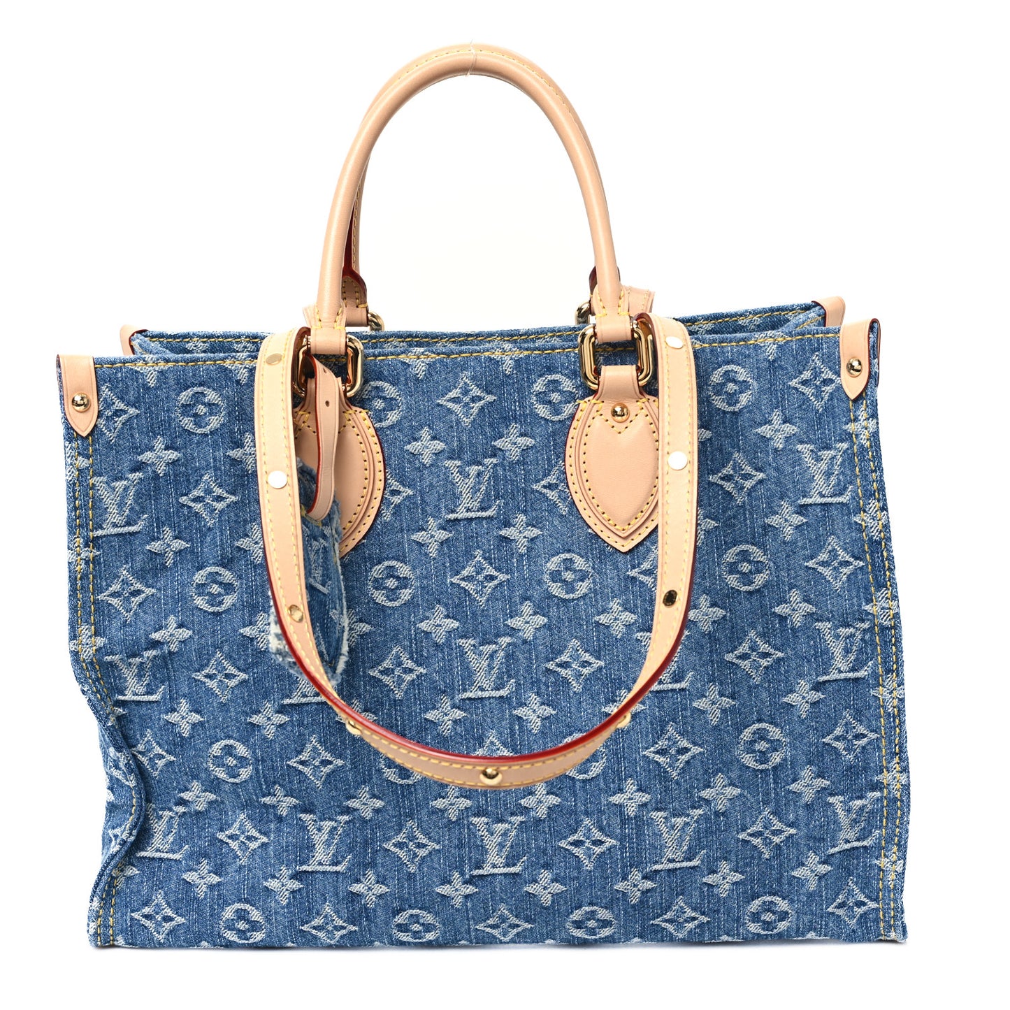 Monogram Denim Onthego MM Blue