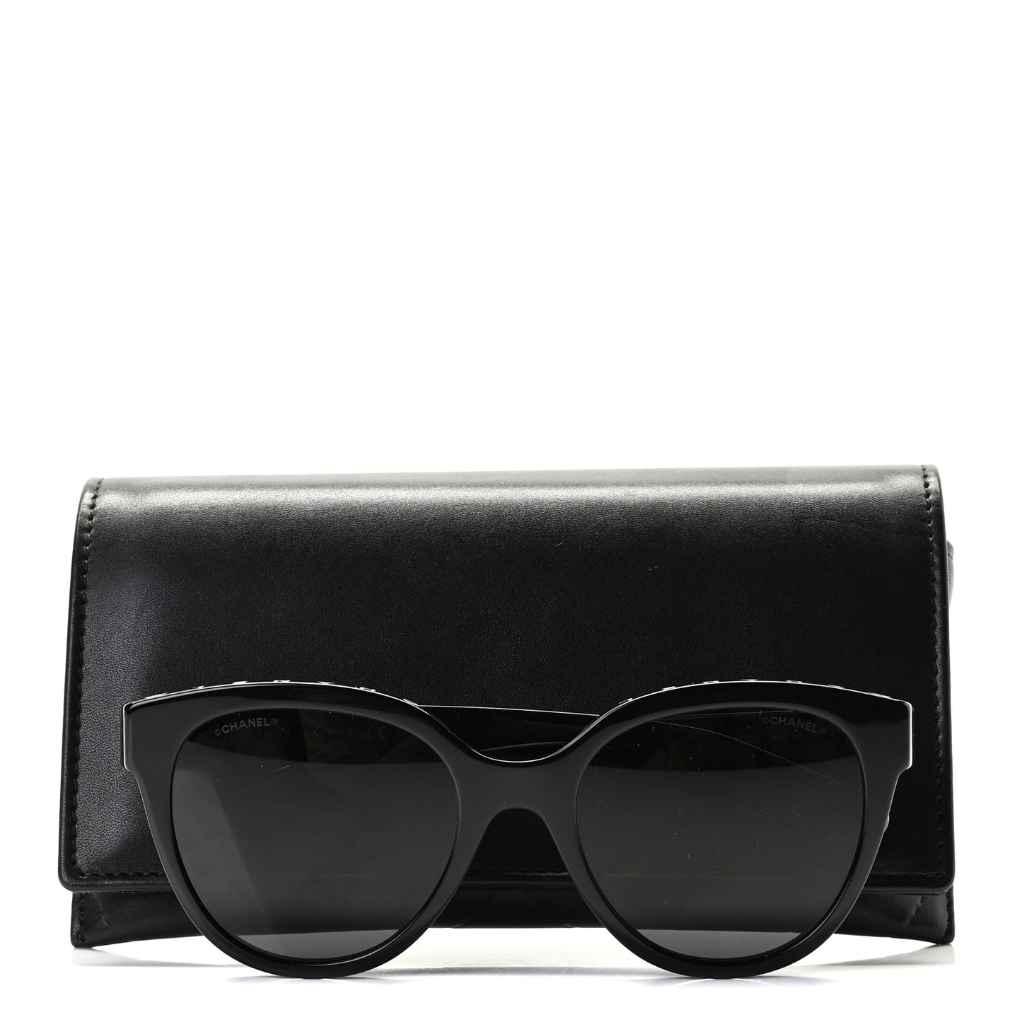 Acetate CC Butterfly Sunglasses 5414-A Black
