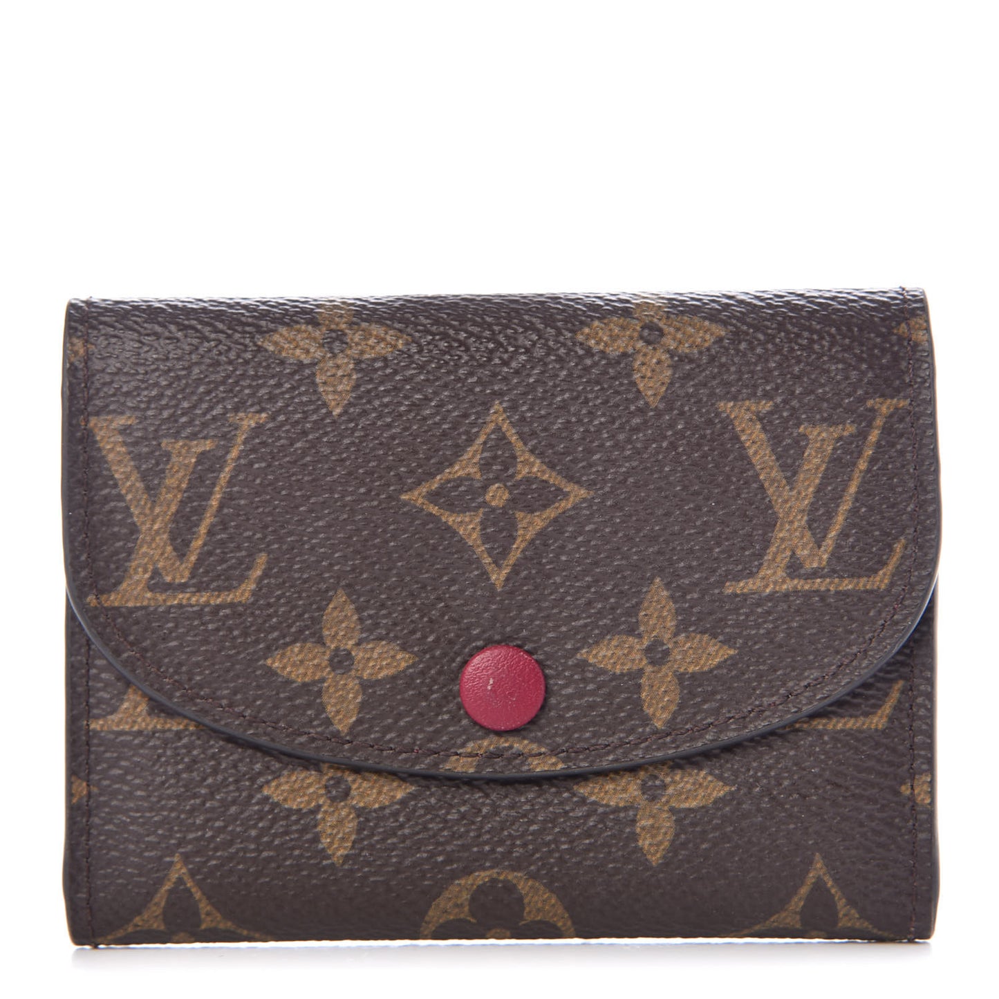 Monogram Rosalie Coin Purse Fuchsia
