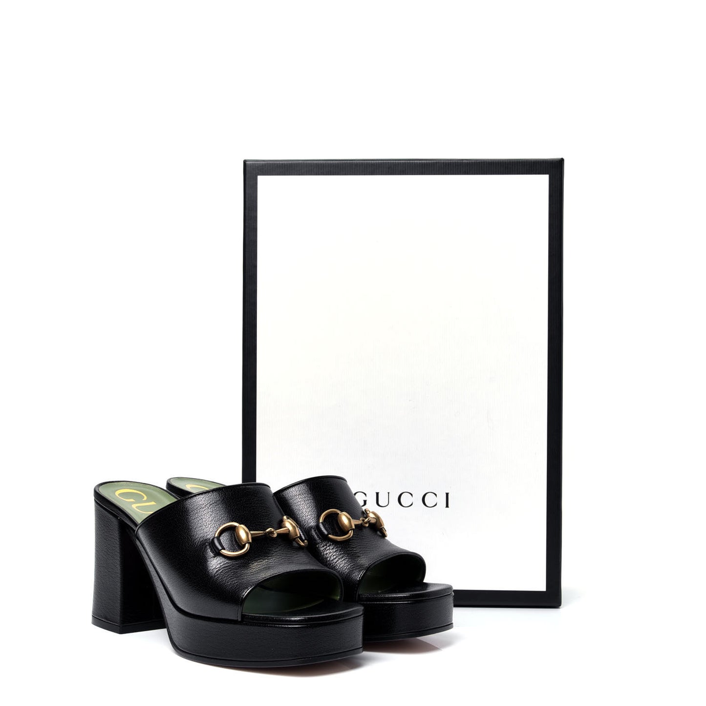 Granada Kid Houdan Platform Slide Sandals 36.5 Black