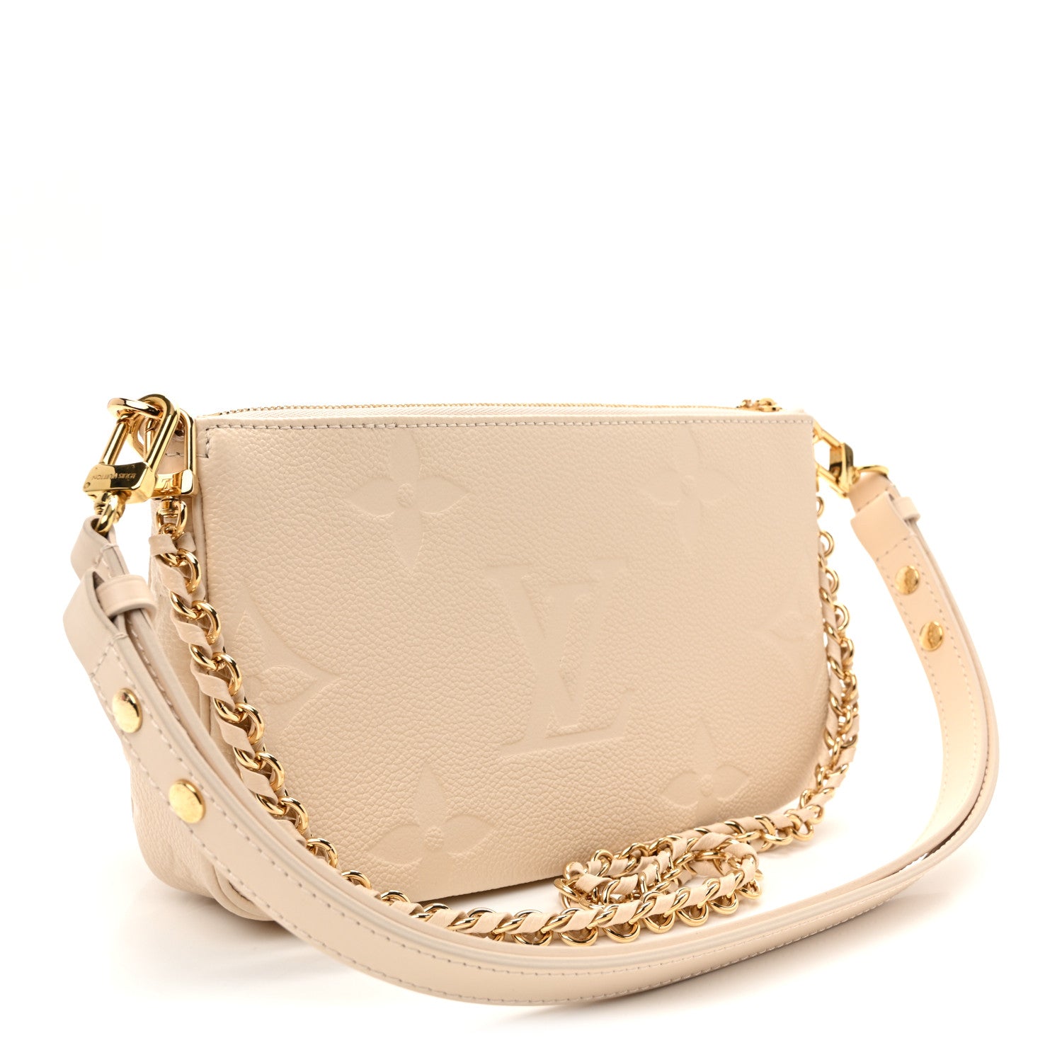 Louis Vuitton Empreinte Monogram Giant Multi Pochette Accessories Cream 3 of 11
