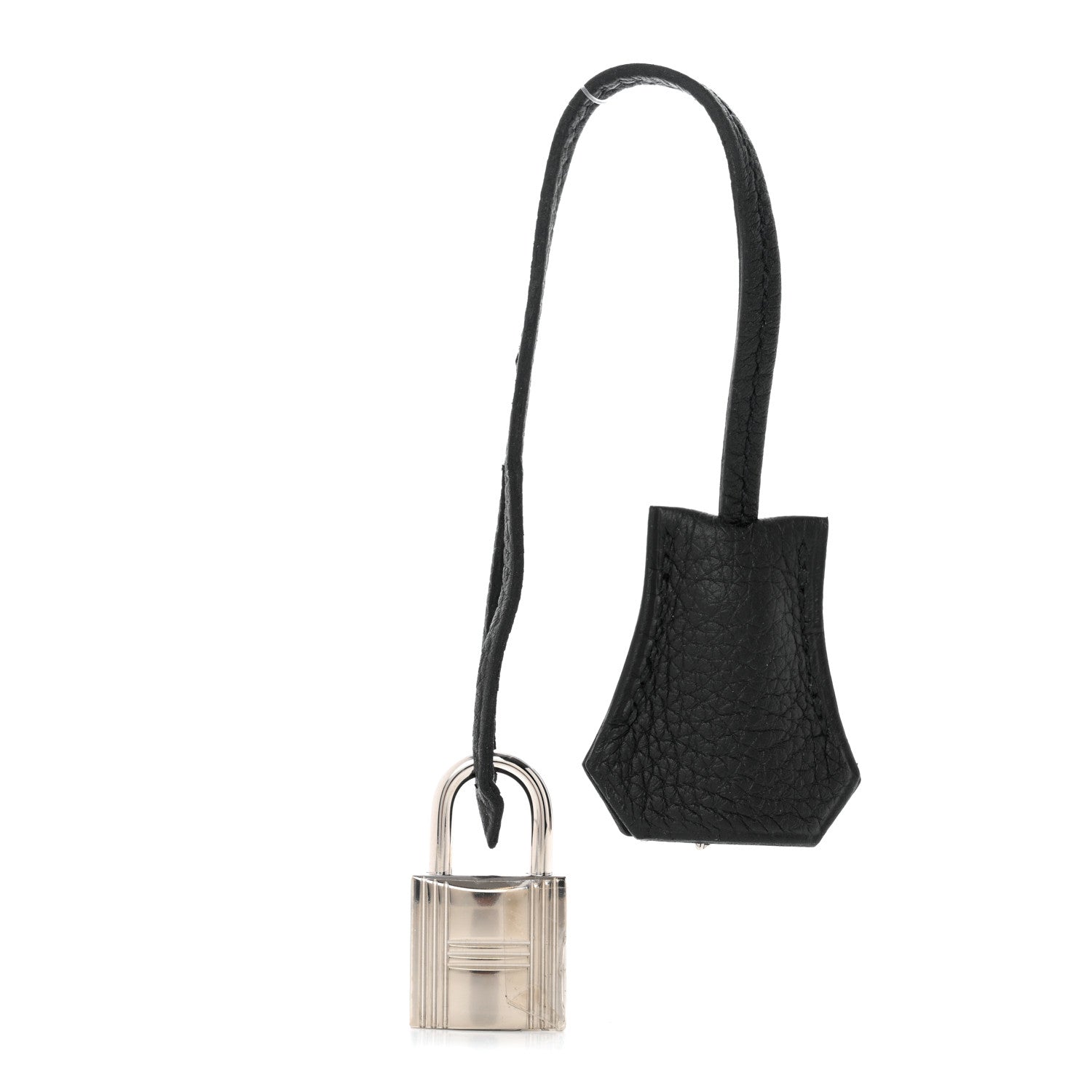Hermes Togo Lock and Key Clochette Set Black 1 of 3