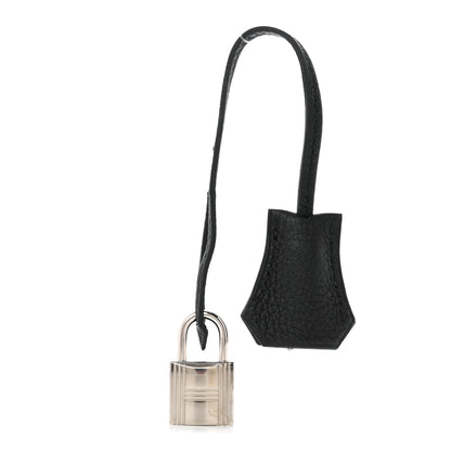 Hermes Togo Lock and Key Clochette Set Black 1 of 3