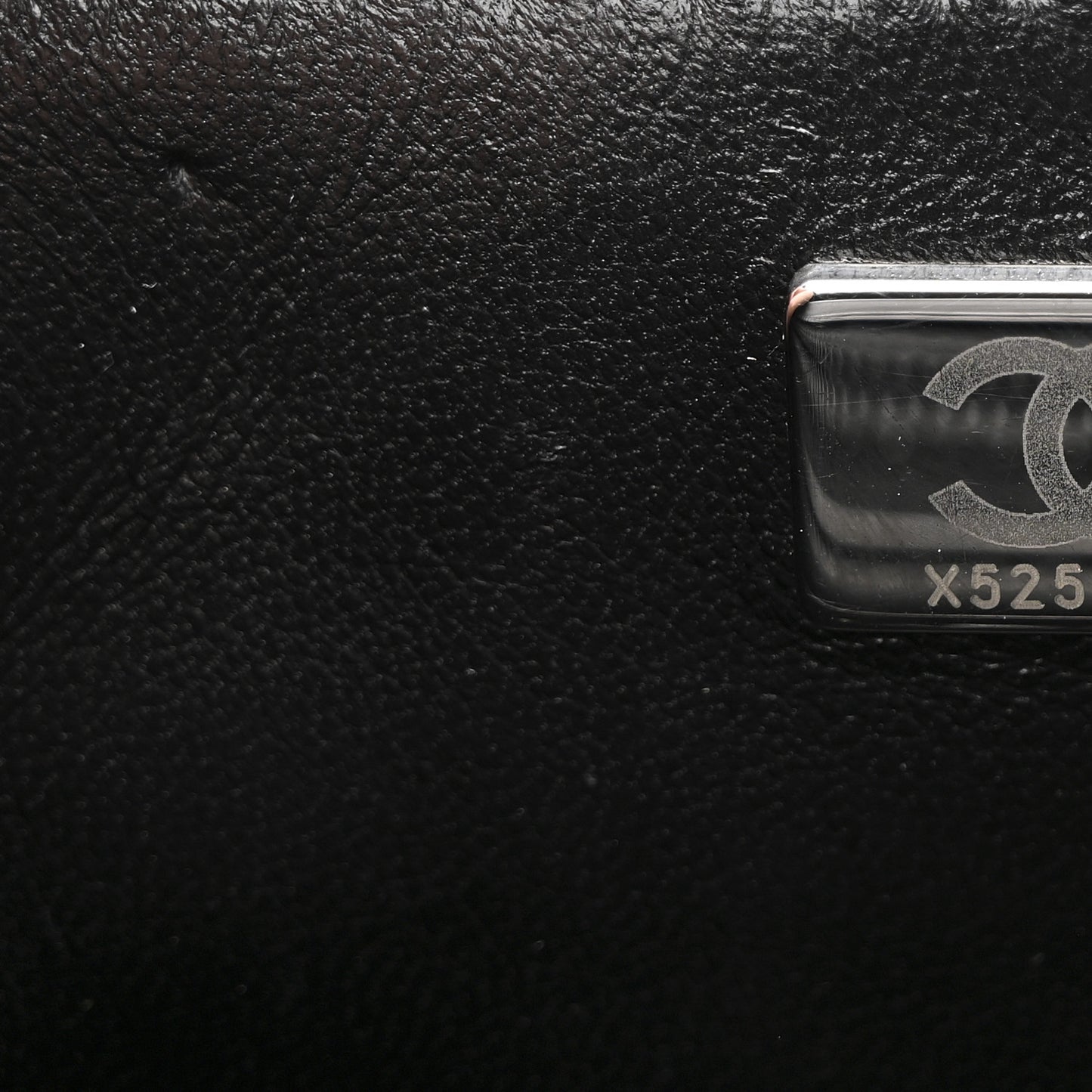 Lambskin Quilted Mini Rectangular Flap Black
