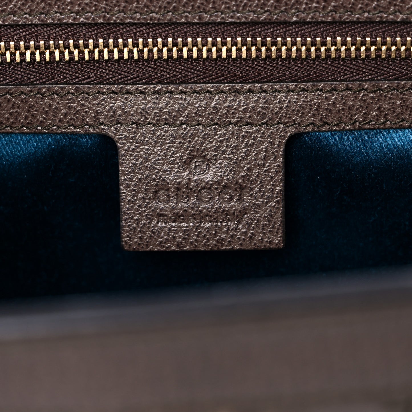 GG Supreme Monogram Web Medium Ophidia Chain Shoulder Bag Brown