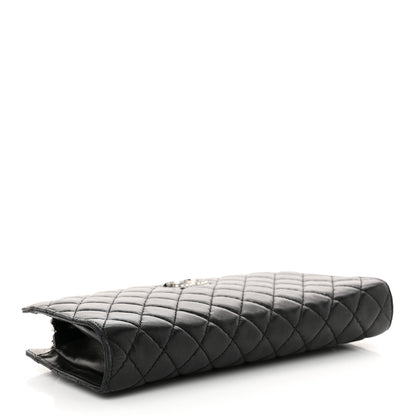 Chanel Lambskin Quilted Westminster Pearl Shoulder Bag Black 4 of 12