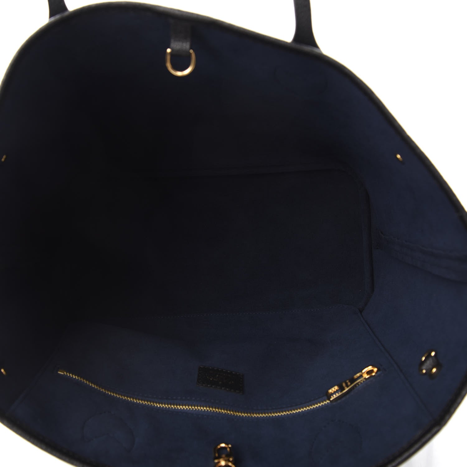 Louis Vuitton Empreinte Monogram Giant Neverfull MM Black 5 of 9