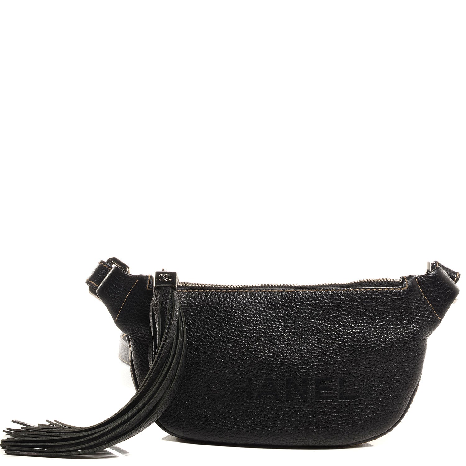 Chanel Leather Tassel Small Hobo Black 1 of 7
