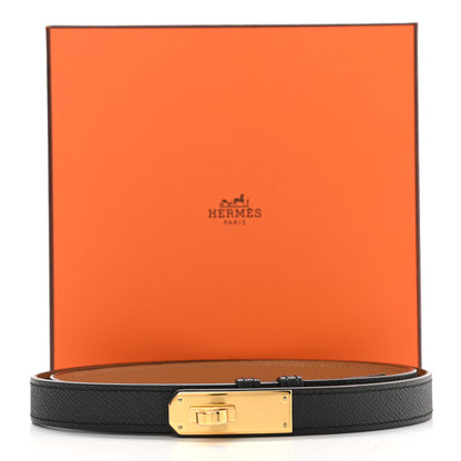 Hermes Epsom Kelly Belt Black 4 of 4