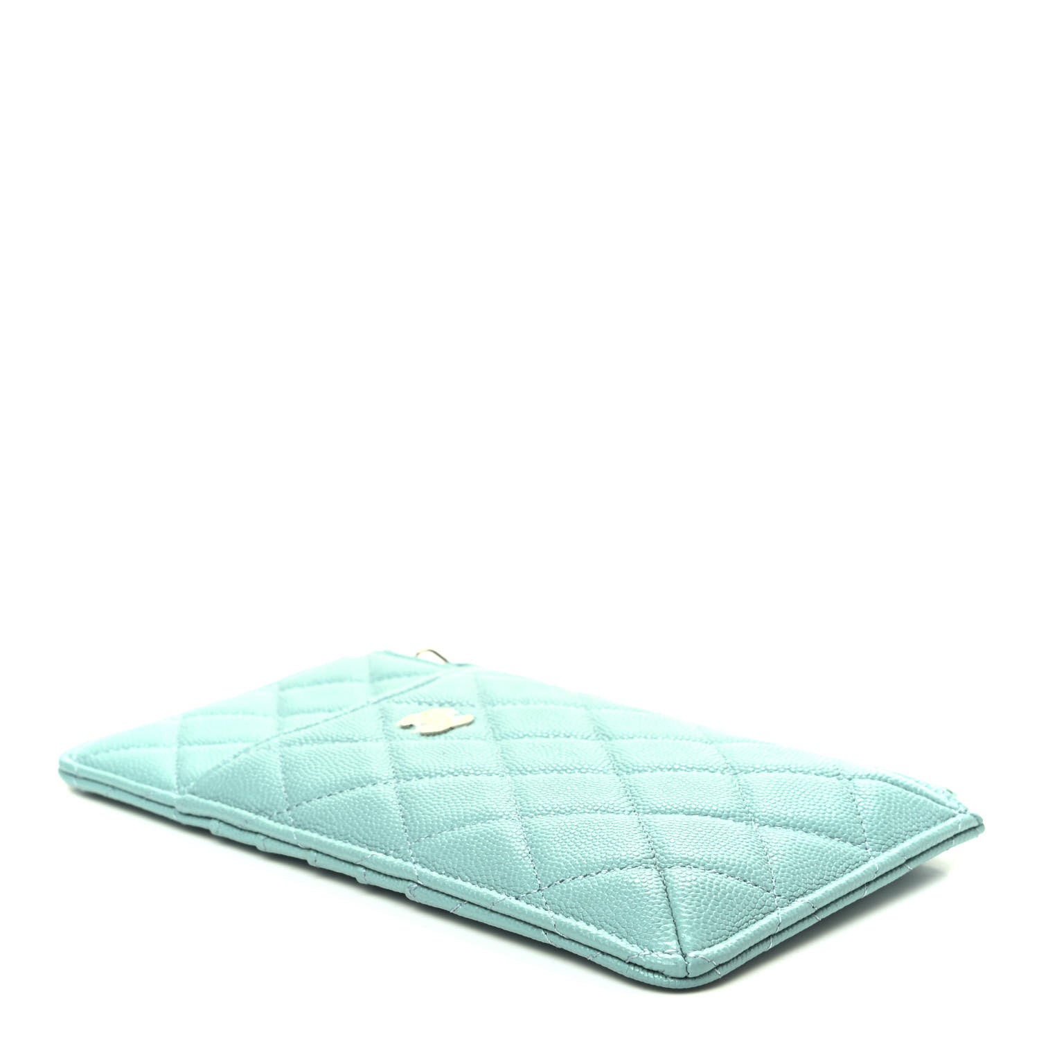 Chanel Caviar Quilted Classic iPhone Pouch Blue 4 of 8