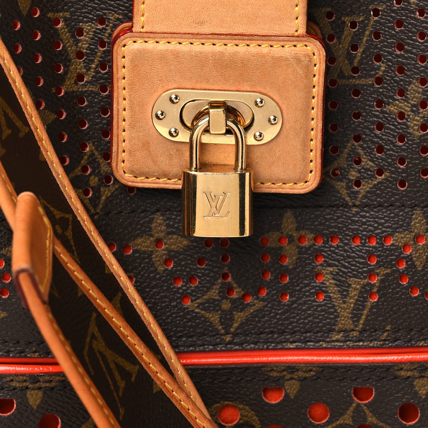 Monogram Perforated Musette Orange
