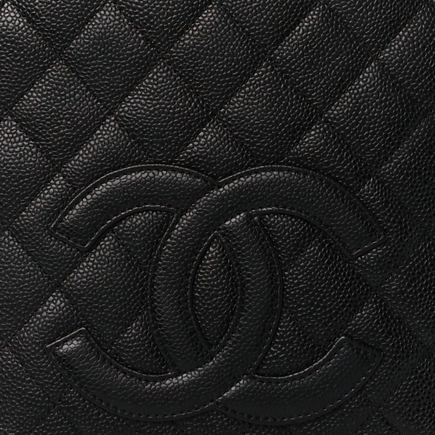 Chanel Caviar Quilted Petit Shopping Tote PST Black 8 of 12