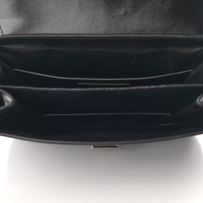 Saint Laurent Patent Embossed Small Le Monogramme Satchel Black 5 of 11