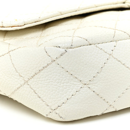 Chanel Caviar Quilted East West Flap White 9 of 19