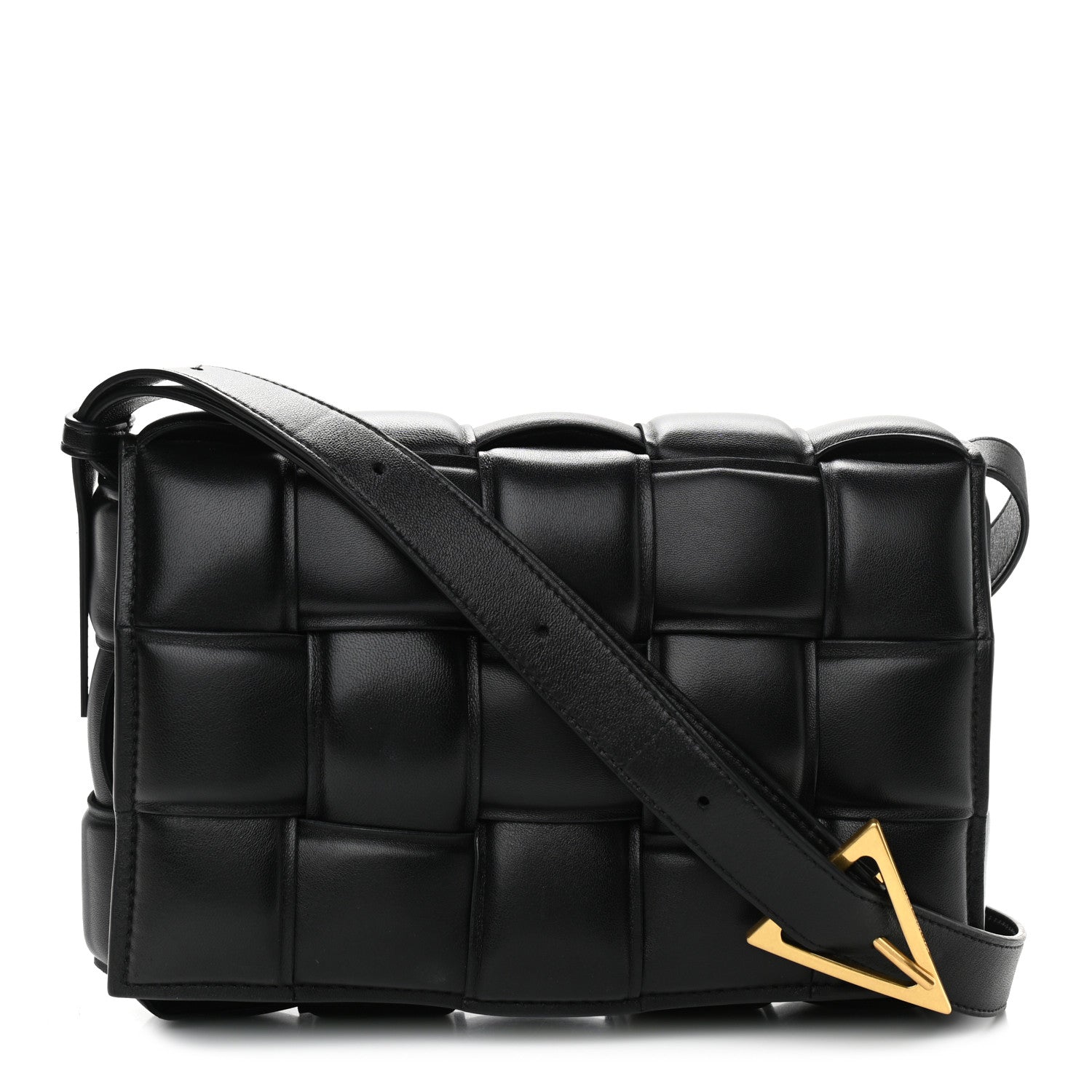 Bottega Veneta Nappa Maxi Intreccio Padded Cassette Crossbody Bag Black 1 of 13