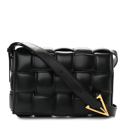 Bottega Veneta Nappa Maxi Intreccio Padded Cassette Crossbody Bag Black 1 of 13