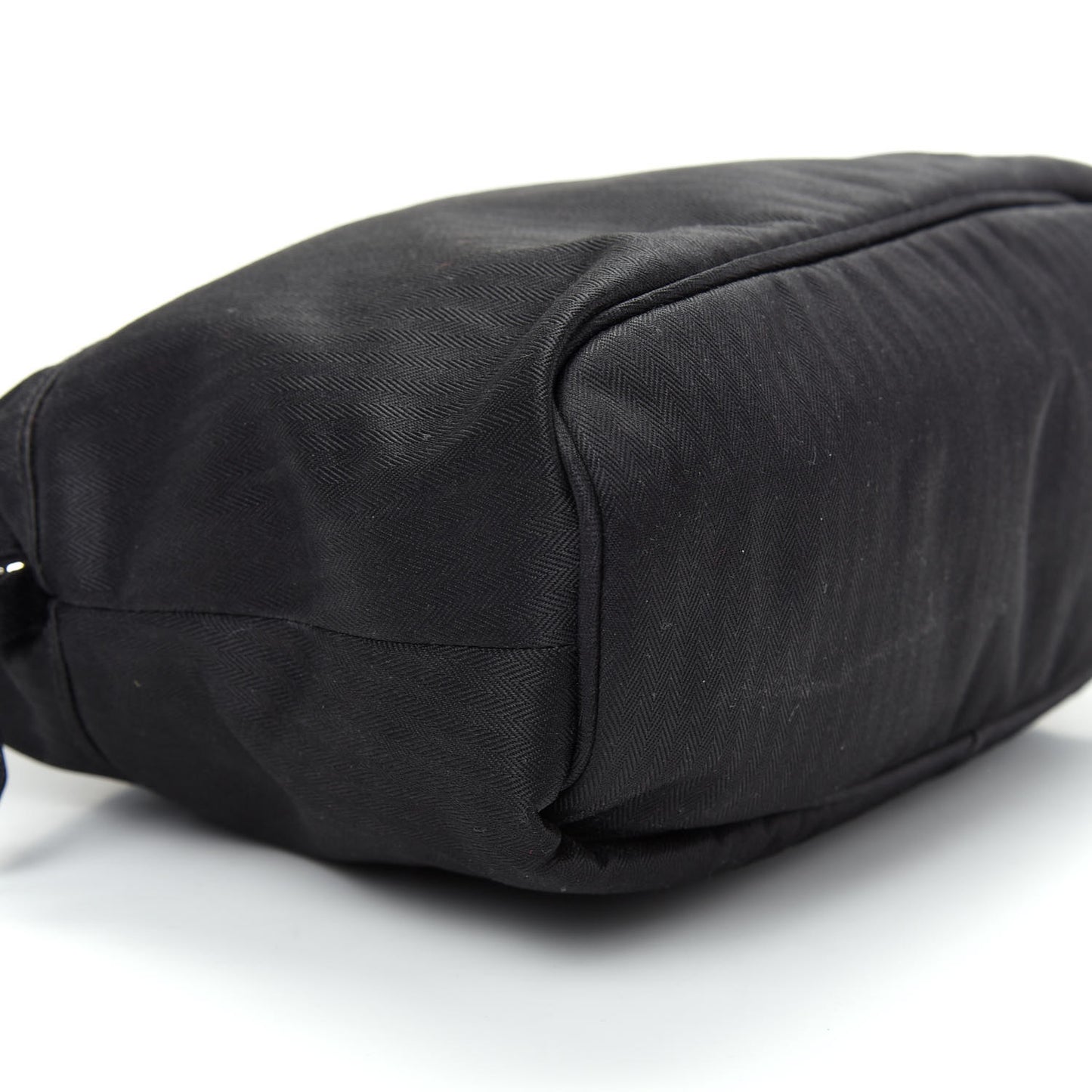 Cotton Canvas Bolide Travel Cosmetic Pouch Black