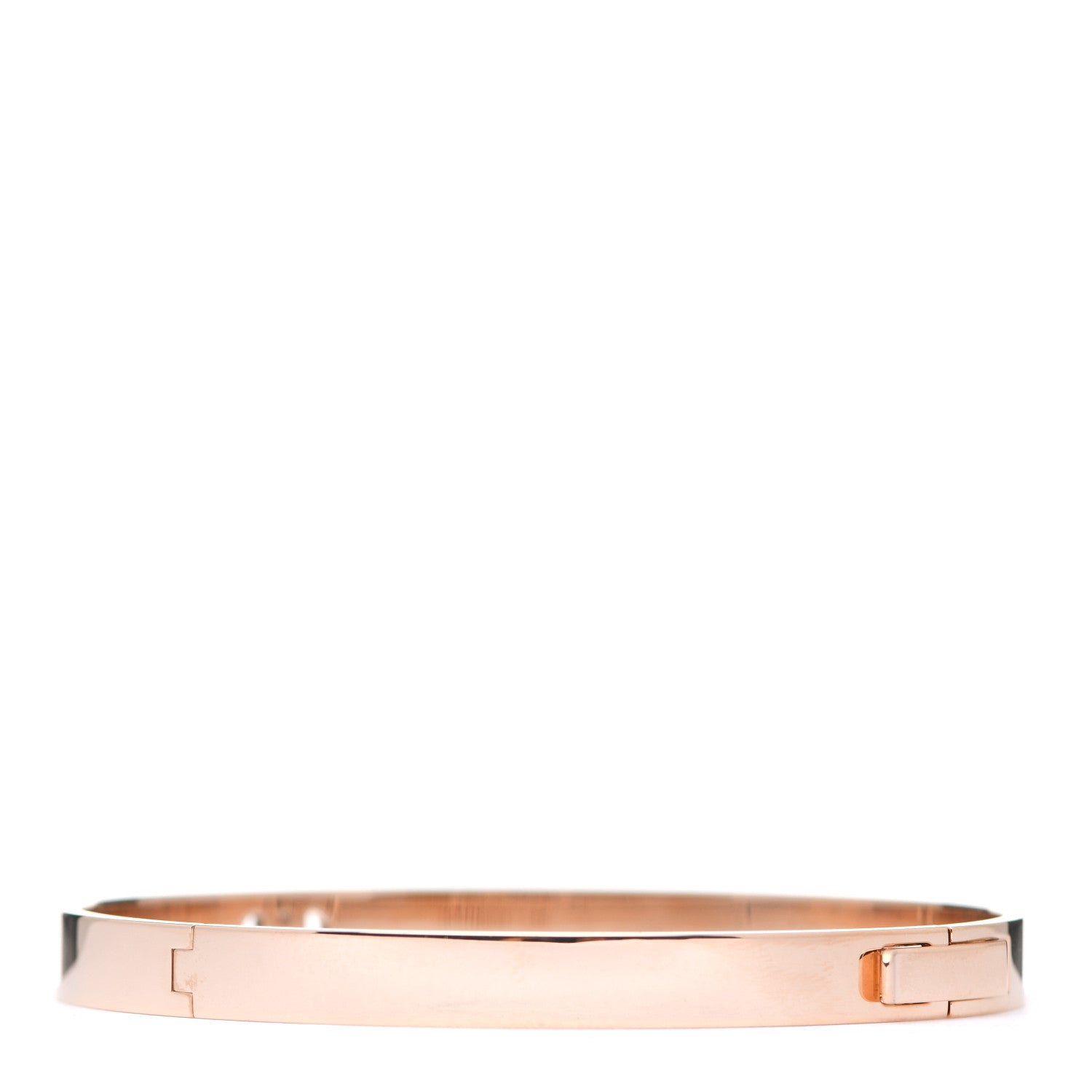 Hermes 18K Rose Gold Diamond PM H D'Ancre Bracelet SH 3 of 5