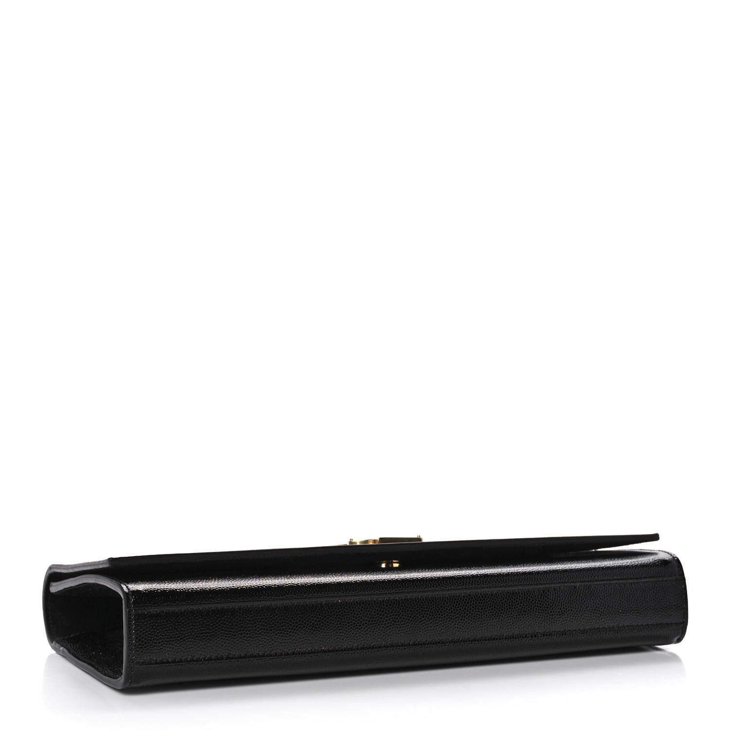 Saint Laurent Grain De Poudre Monogram Cassandre Clutch Black 4 of 9