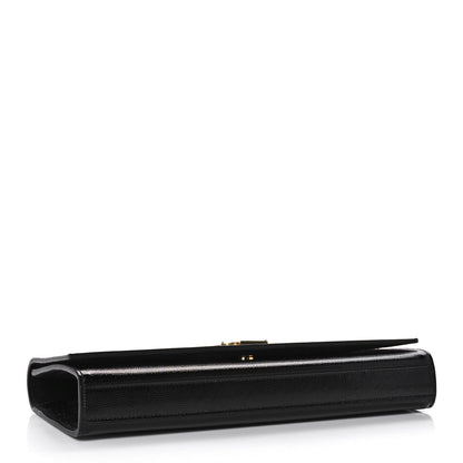 Saint Laurent Grain De Poudre Monogram Cassandre Clutch Black 4 of 9