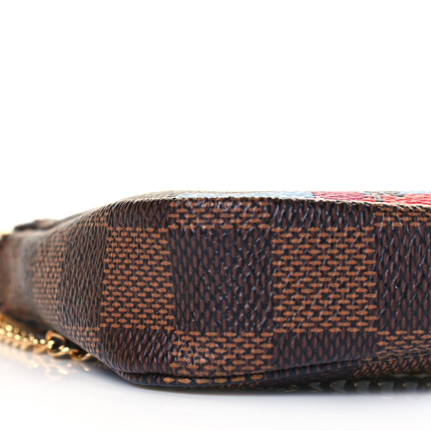 Damier Ebene 2016 Christmas Animation Mini Pochette Accessories