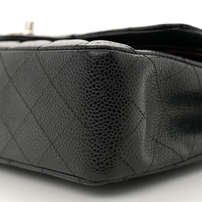 Chanel Caviar Quilted Medium Double Flap Black 9 of 10