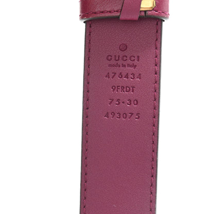 Gucci Velvet Matelasse GG Marmont Belt Bag 75 30 Fuchsia Violet Cyclamen 12 of 27