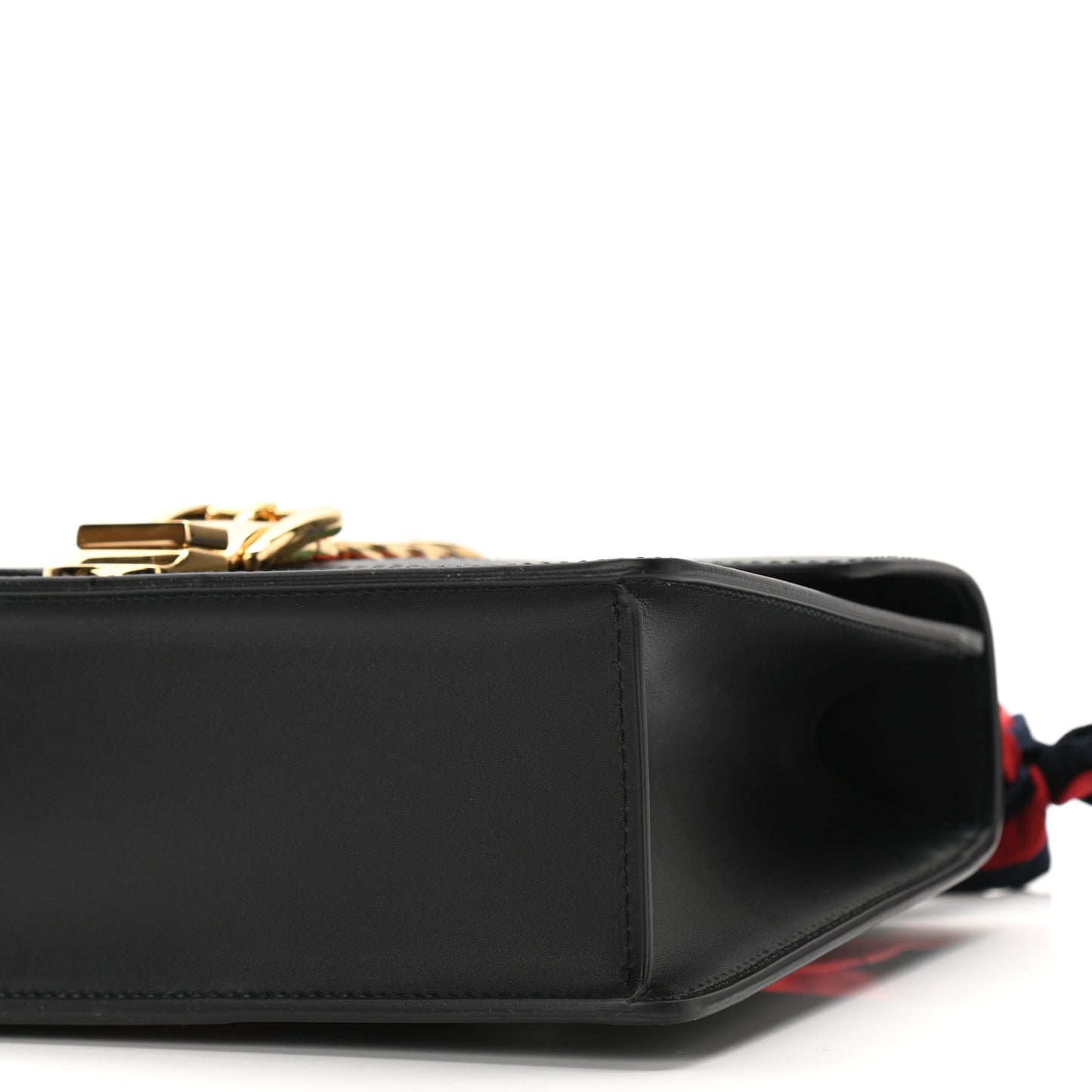 Calfskin Small Sylvie Shoulder Bag Black