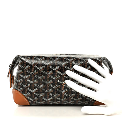 Goyard Goyardine Boeing 25 Trousse de Toilette Black Gold 2 of 8