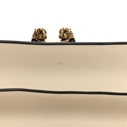 Gucci Calfskin Bamboo Web Medium Dionysus Top Handle Bag White Blue Hibiscus Red 14 of 16