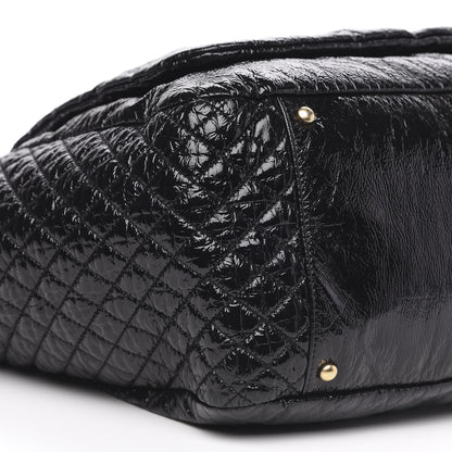 Chanel Vinyl XXL Rock and Chain Flap Black 8 of 12