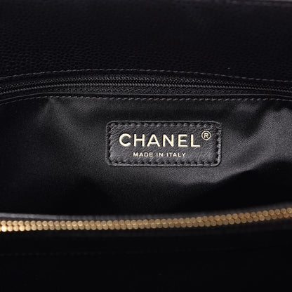 Chanel Caviar Quilted Grand Shopping Tote GST Black 6 of 9