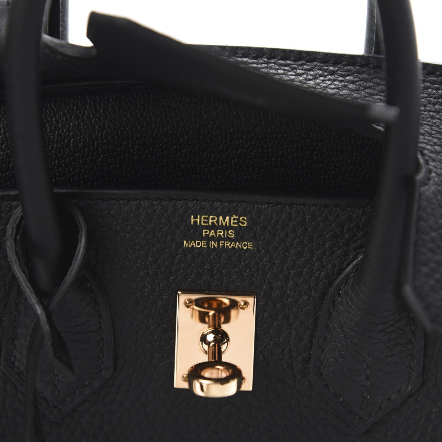 Hermes Togo Birkin 25 Black 8 of 11