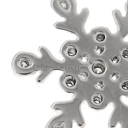Tiffany Platinum Diamond Snowflake Charm 4 of 4