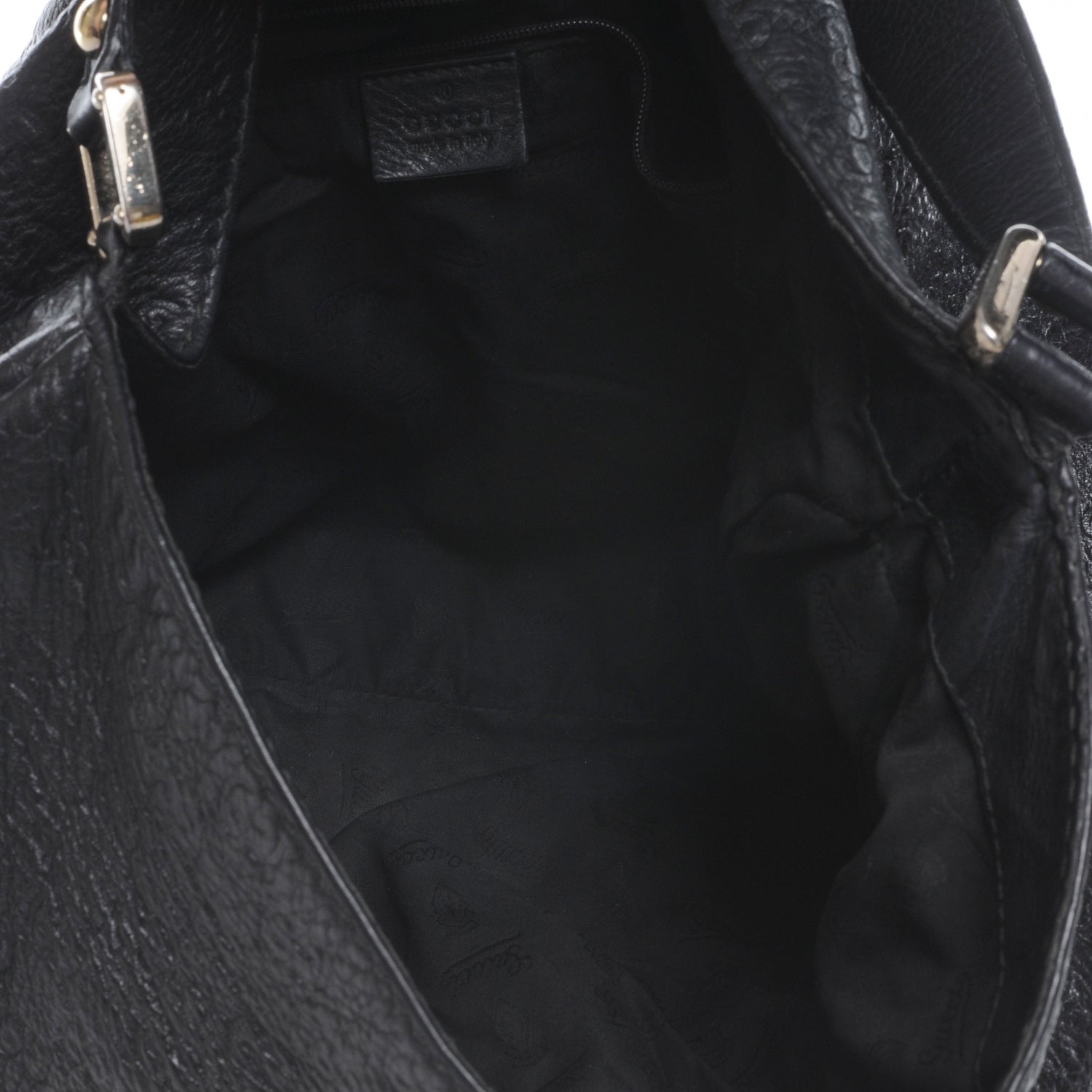 Gucci Guccissima New Ladies Web Large Hobo Black 5 of 8