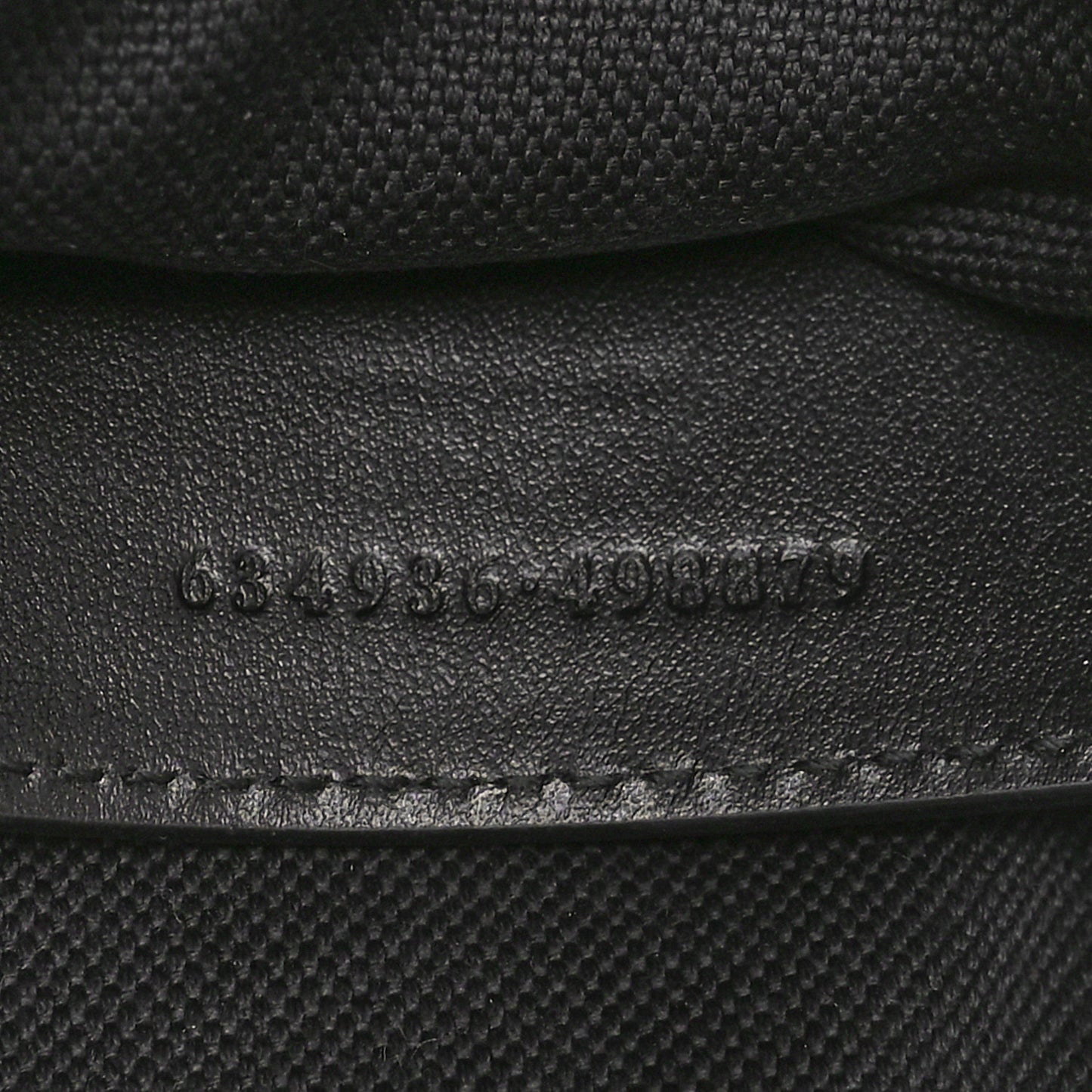 Calfskin Matelasse Monochrome Mini GG Marmont Chain Shoulder Bag Black