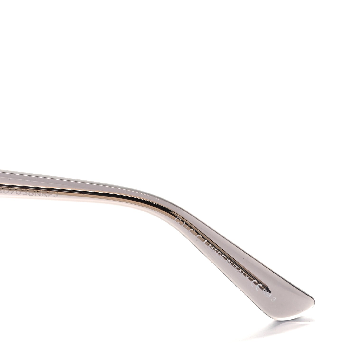 Acetate Round Frame Sunglasses GG3833FS Grey Pearl