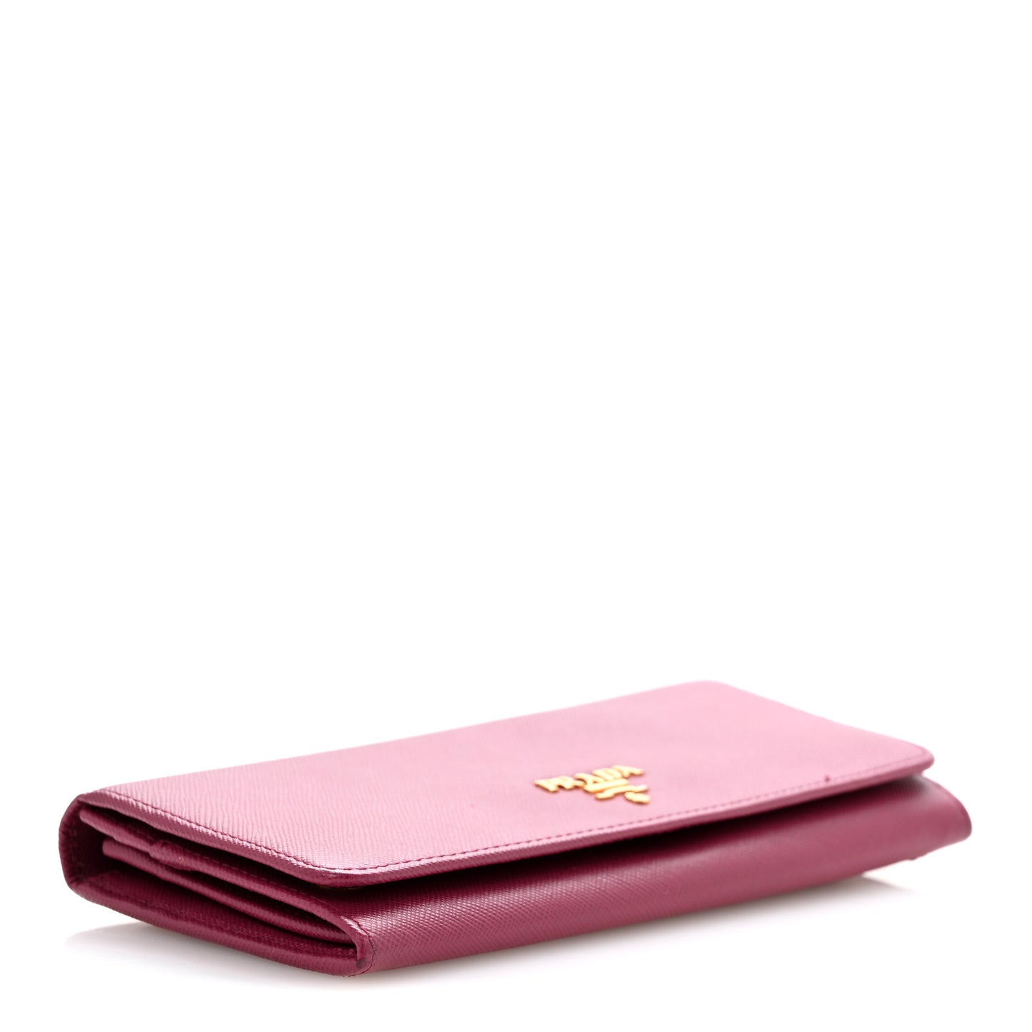 Saffiano Metal Continental Flap Travel Wallet Ametista