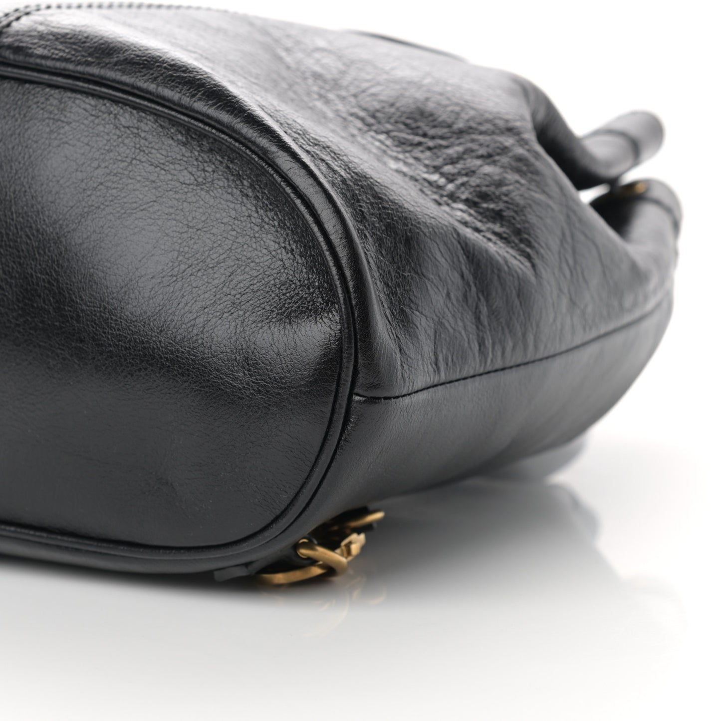 Piuma Lux Energy Medium Re(Belle) Convertible Bucket Bag Black