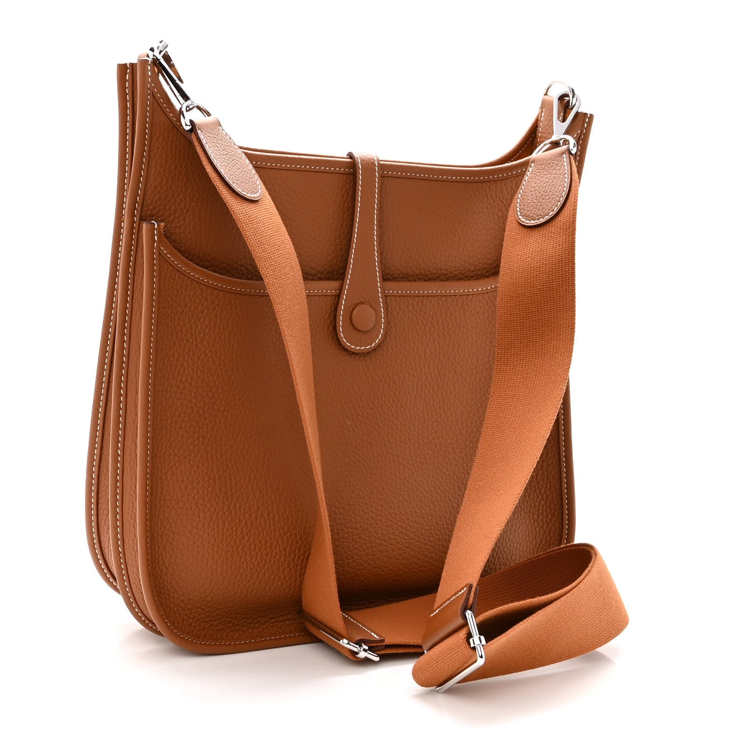 Hermes Taurillon Clemence Evelyne III PM Gold 3 of 12
