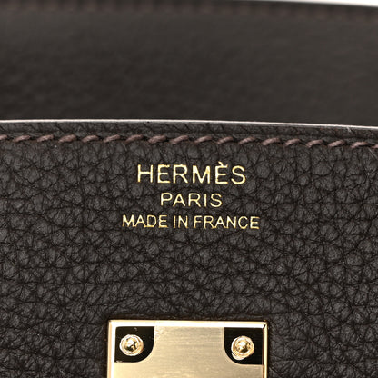 Hermes Togo Birkin 25 Bai Brun 6 of 10