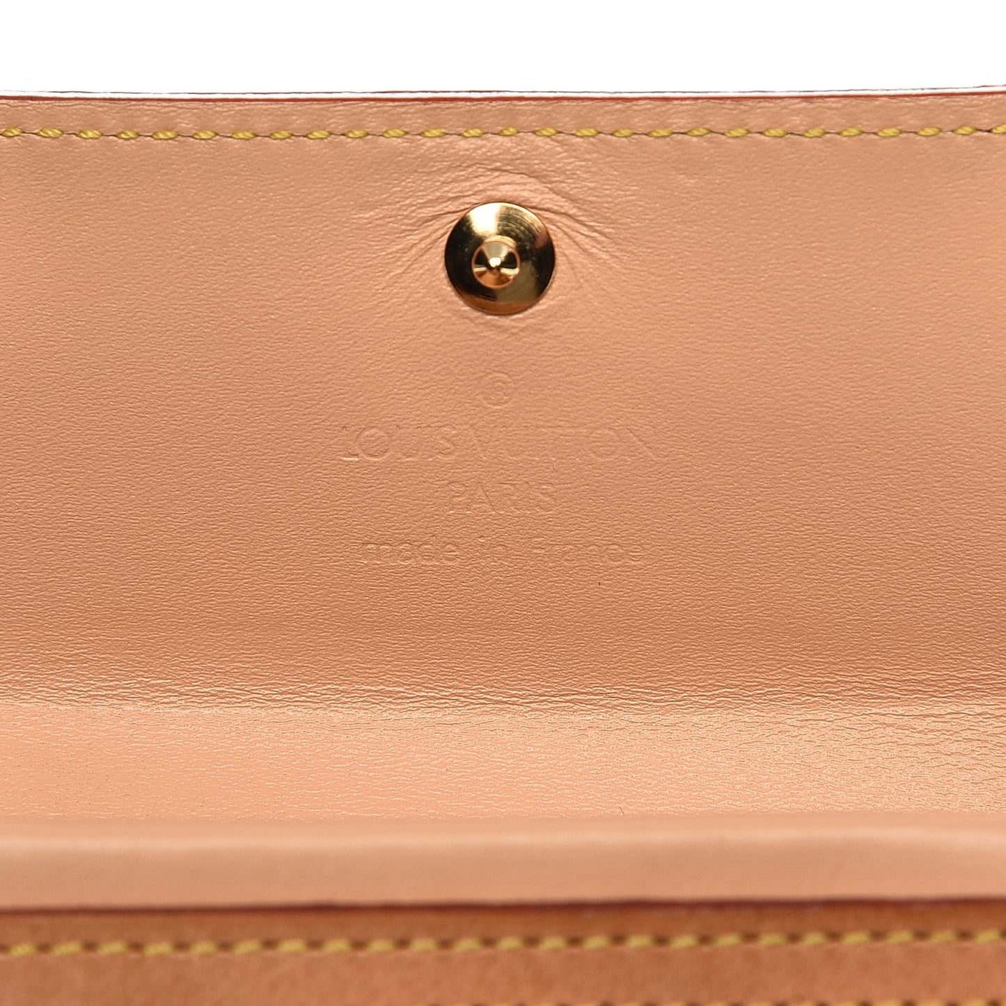 Monogram Cherry Blossom Porte-Monnaie Plat Coin Purse Brown