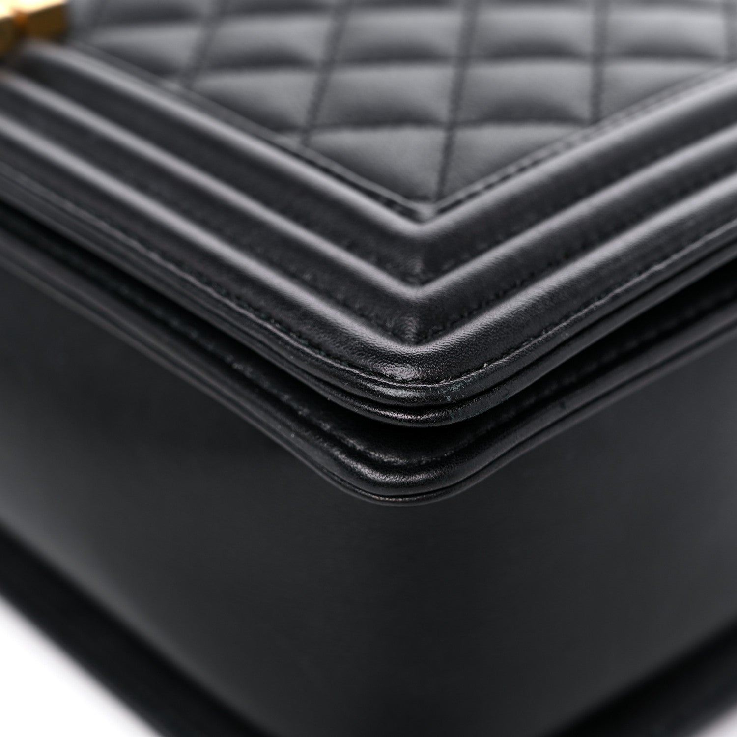 Chanel Calfskin Quilted New Medium Boy Flap Black 9 of 15